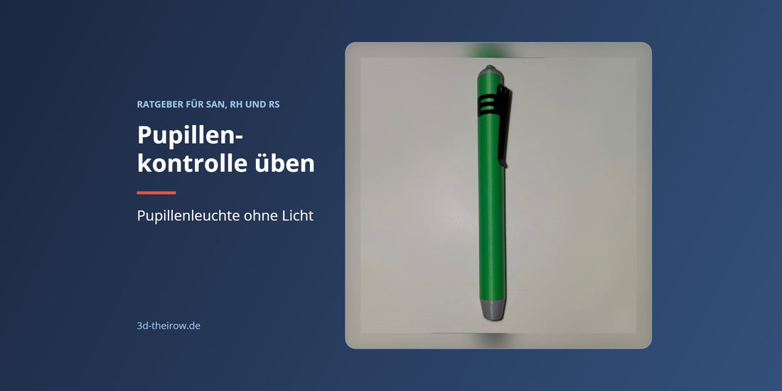 Pupillenkontrolle üben – Simulations-Pupillenleuchte ohne Licht