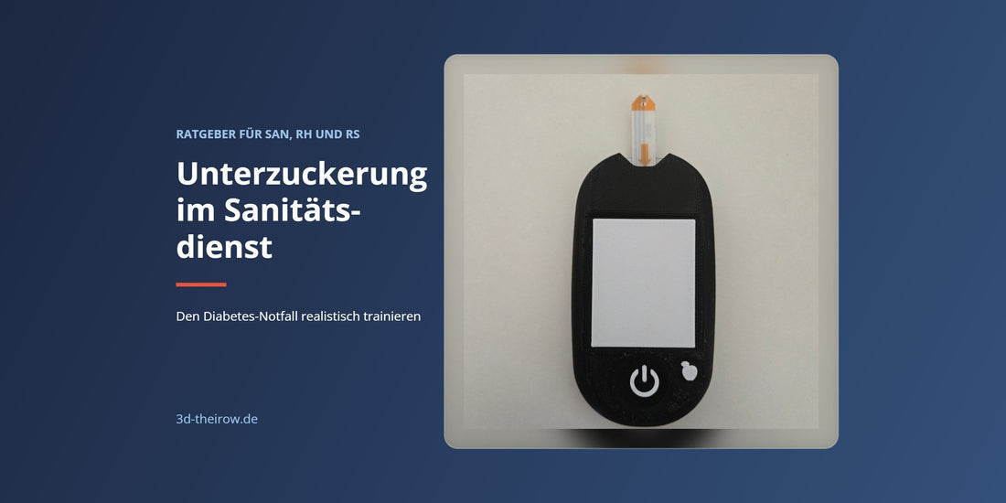 Unterzuckerung im Sanitätsdienst – Simulations-Blutzuckermessgerät