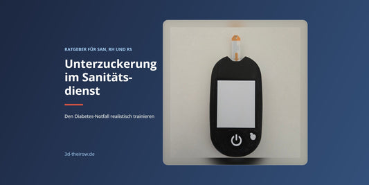 Unterzuckerung im Sanitätsdienst – Simulations-Blutzuckermessgerät