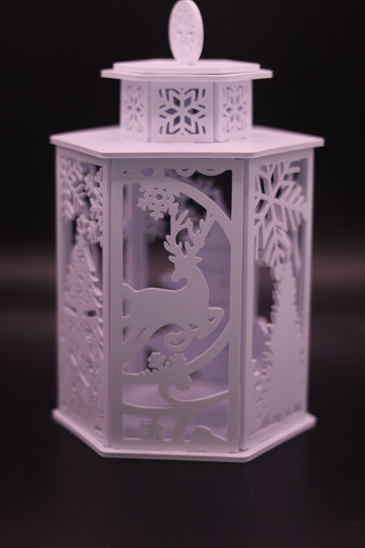 Weihnachtslaterne „Winterwald“