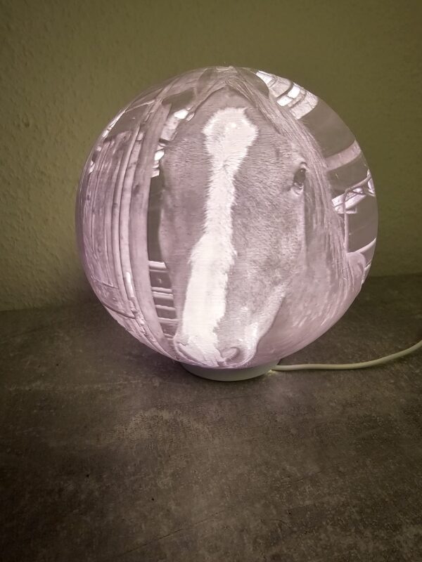 Wunschlampe Rund