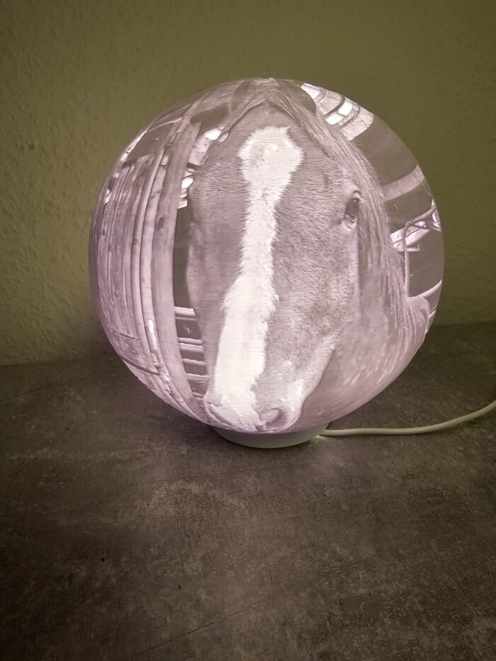 Wunschlampe Rund